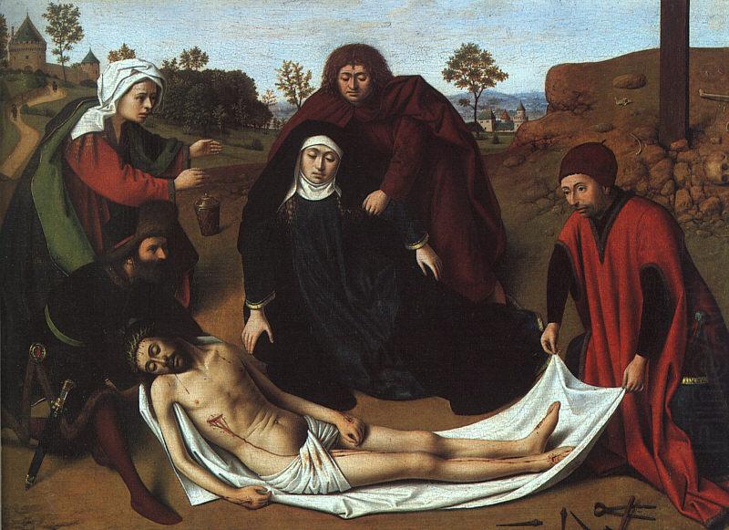 The Lamentation hin, CHRISTUS, Petrus